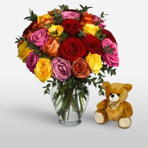 Marvel 24 Assorted Roses