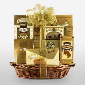 Golden Gift Basket