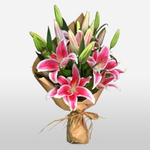 Stargazer Lilies Bouquet