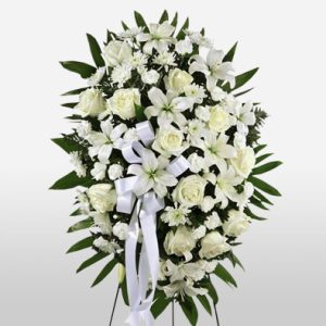 Standing Funeral Flower Arrangement