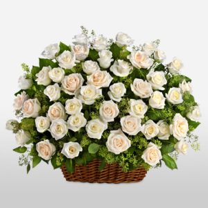 White Beauty Sympathy Basket