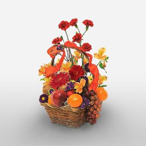 Fruits and Flowers Basket