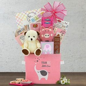 Pampered Girl Pink Gift Basket