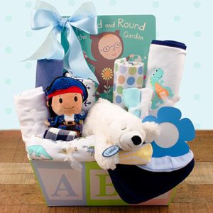 Baby Boy Medium Gift Basket