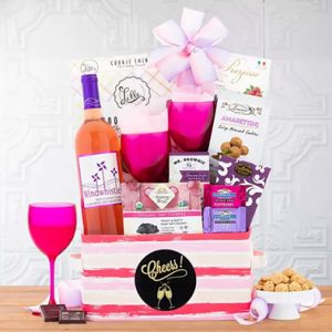 Cheers Mom Wine Gift Basket