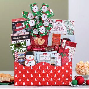 Christmas Greetings Gift Basket