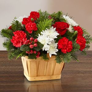 Xmas Floral Basket